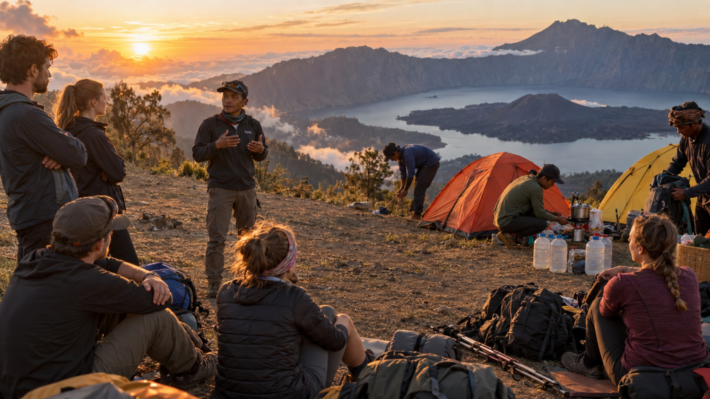 Rinjani Trekking Package with Hot Spring: 3 Days 2 Nights